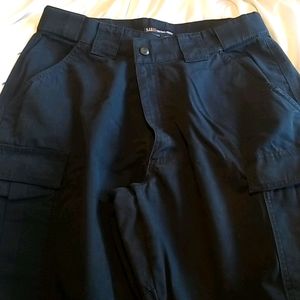 Navy 5.11 Tactical Cargo Pants Lg.